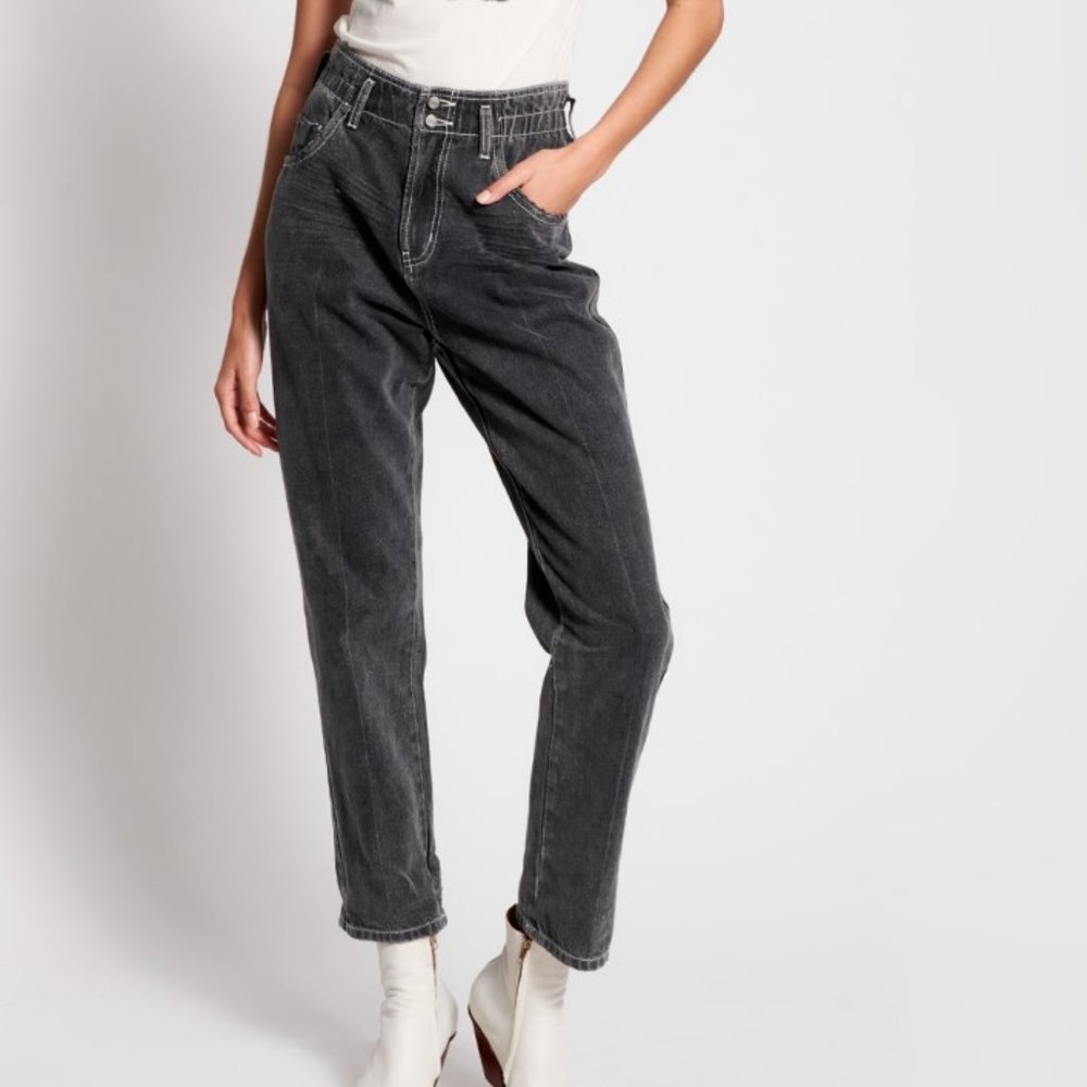 OneTeaspoon DOUBLE BASS PIONEER 80S JEANS (black high rise)
